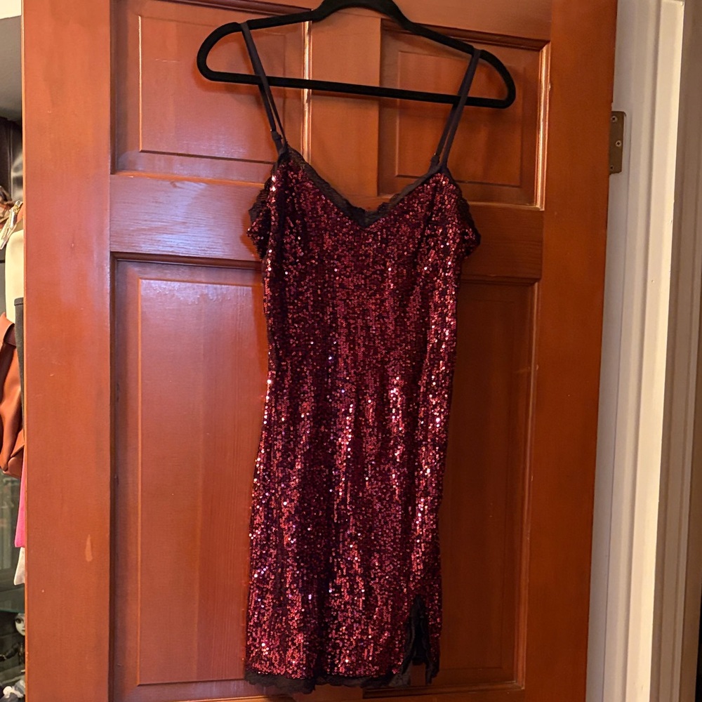 Wild Fable Sequin Red Dress